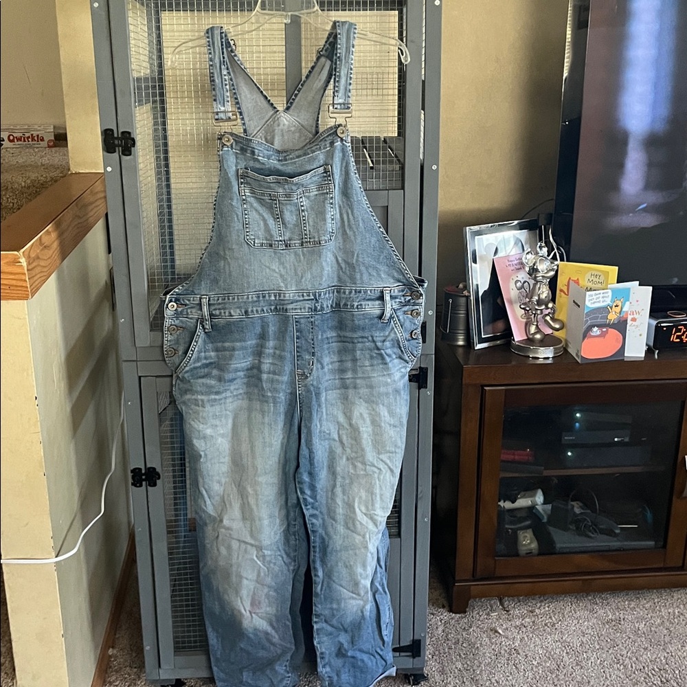 Torrid Light Blue Denim Overalls